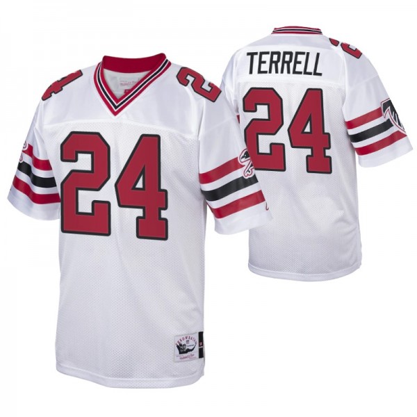 1989 Atlanta Falcons A.J. Terrell #24 Authentic Wh...