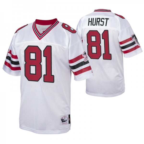 1989 Atlanta Falcons Hayden Hurst #81 Authentic Wh...