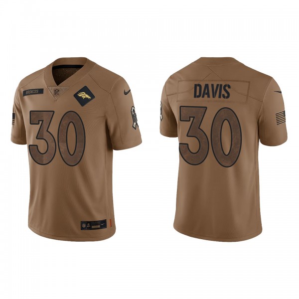Men's Denver Broncos Terrell Davis Brown 2023 NFL ...