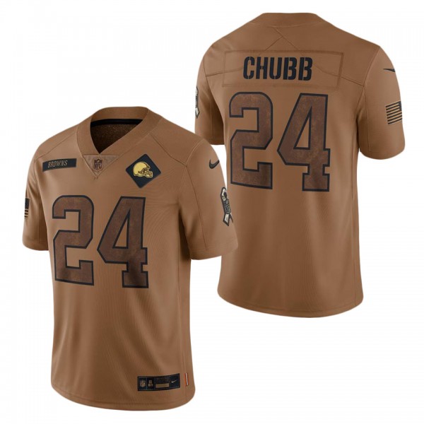Men's Cleveland Browns Nick Chubb Brown 2023 NFL S...