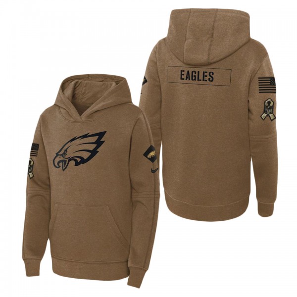 Youth Philadelphia Eagles Brown 2023 NFL Salute To...