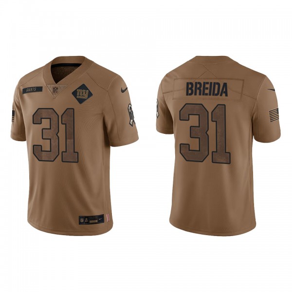 Men's New York Giants Matt Breida Brown 2023 NFL S...