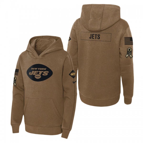 Youth New York Jets Brown 2023 NFL Salute To Servi...