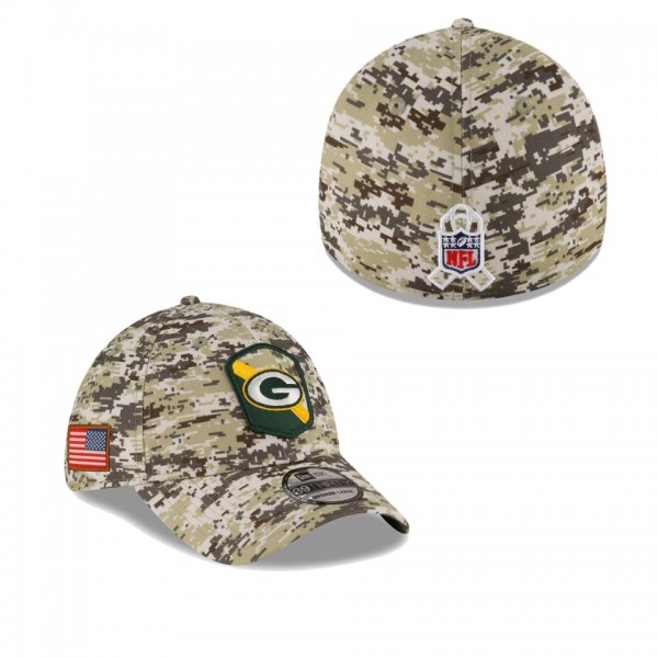 Men's Green Bay Packers Camo 2023 NFL Salute To Se...