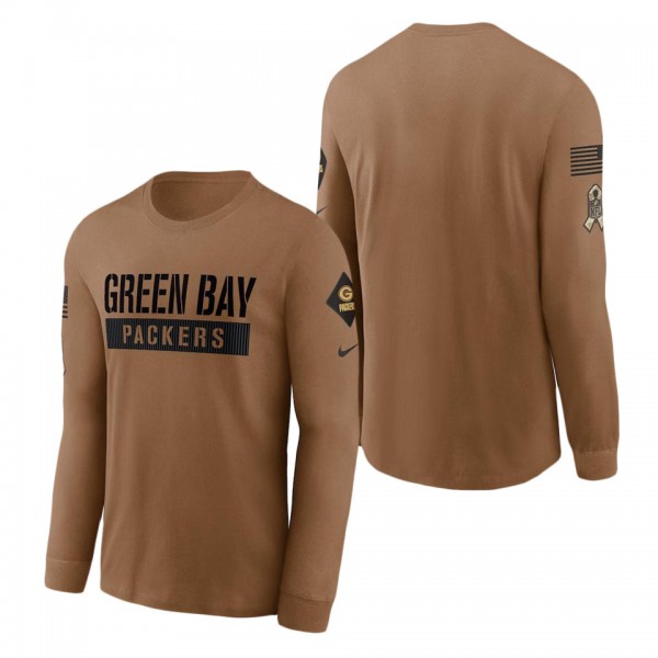 Men's Green Bay Packers Brown 2023 NFL Salute To S...