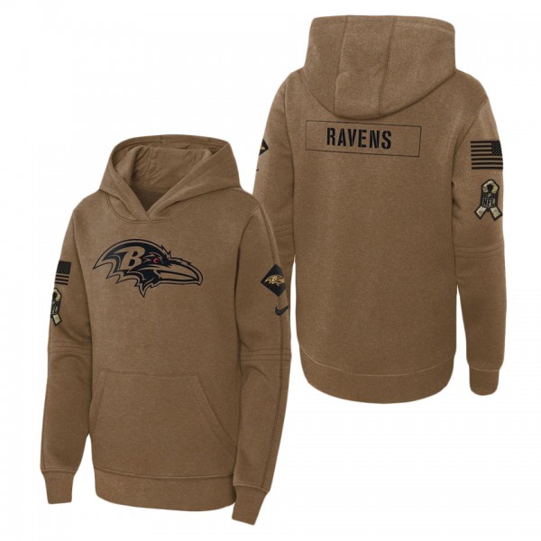 Youth Baltimore Ravens Brown 2023 NFL Salute To Se...