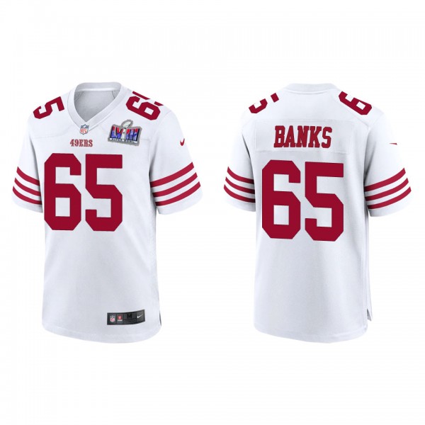 Men's Aaron Banks San Francisco 49ers White Super ...