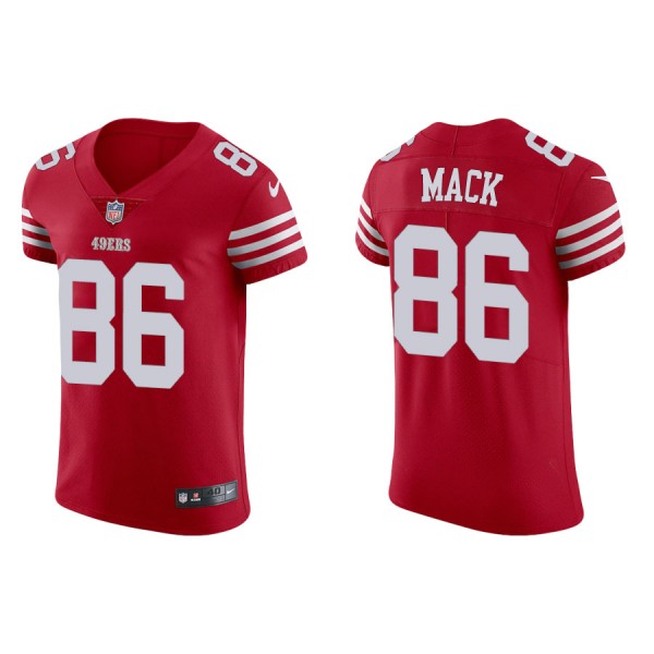 Austin Mack San Francisco 49ers Men's Vapor Elite Scarlet Jersey