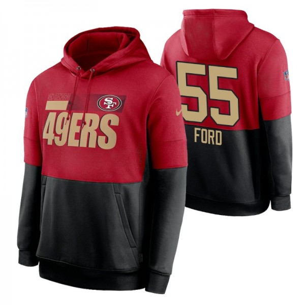 San Francisco 49ers 55 #Dee Ford Red Black  Sideli...