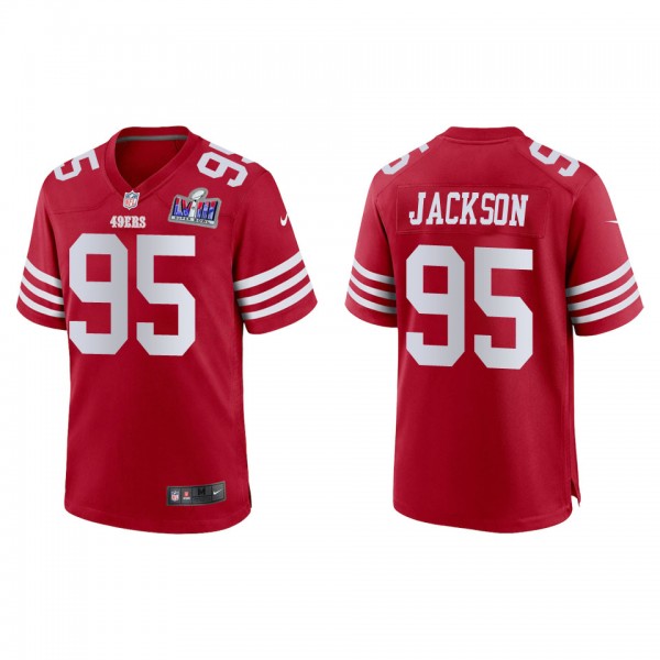 Men's Drake Jackson San Francisco 49ers Scarlet Su...