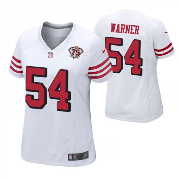 Women's San Francisco 49ers Fred Warner #54 75th A...