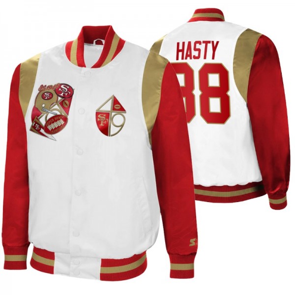 San Francisco 49ers Starter JaMycal Hasty #38 Full...
