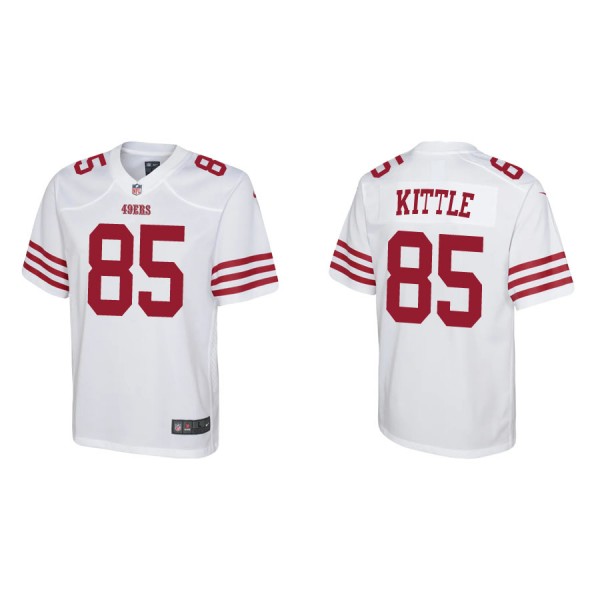 Youth San Francisco 49ers George Kittle Game White...