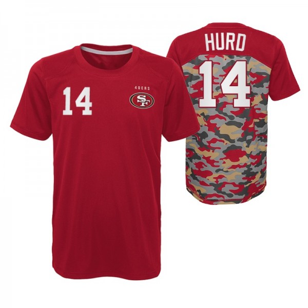 San Francisco 49ers #14 Jalen Hurd Extra Yardage S...