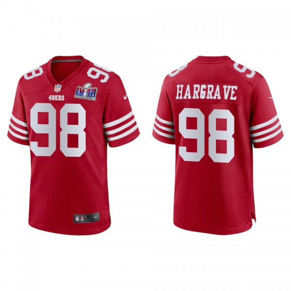 Men's Javon Hargrave San Francisco 49ers Scarlet S...
