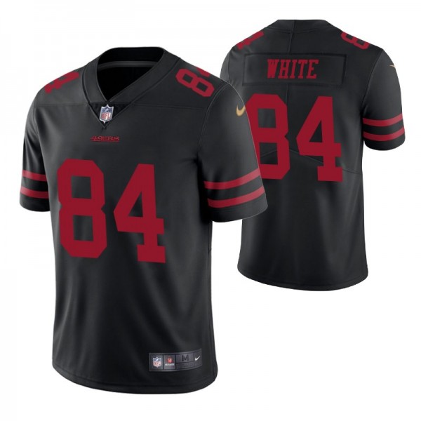 San Francisco 49ers Kevin White #84 Vapor Limited Black Jersey