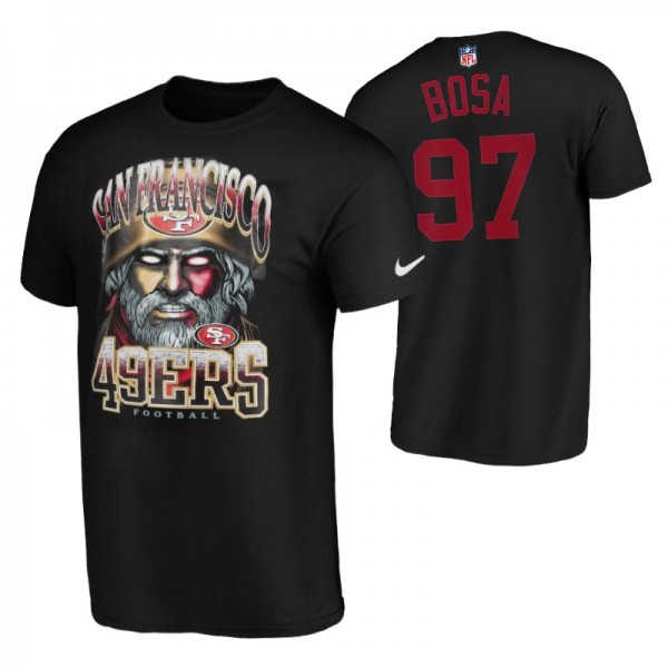 Primal Fan San Francisco 49ers #97 Nick Bosa T-Shirt Black