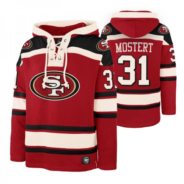Raheem Mostert #31 San Francisco 49ers Lacer Red L...