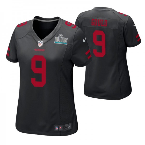 Robbie Gould San Francisco 49ers Super Bowl LIV Women's Black Game Jersey