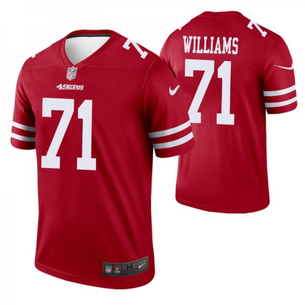 Trent Williams #71 San Francisco 49ers Red Legend ...