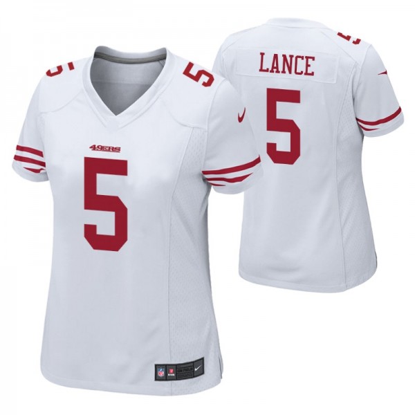 Women's San Francisco 49ers Trey Lance 5 #2021 NFL...
