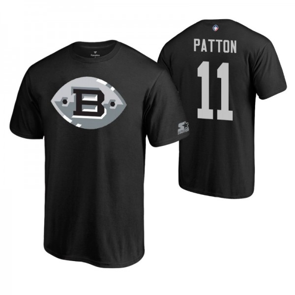 Men AAF Quinton Patton #11 Team Logo Black Birming...