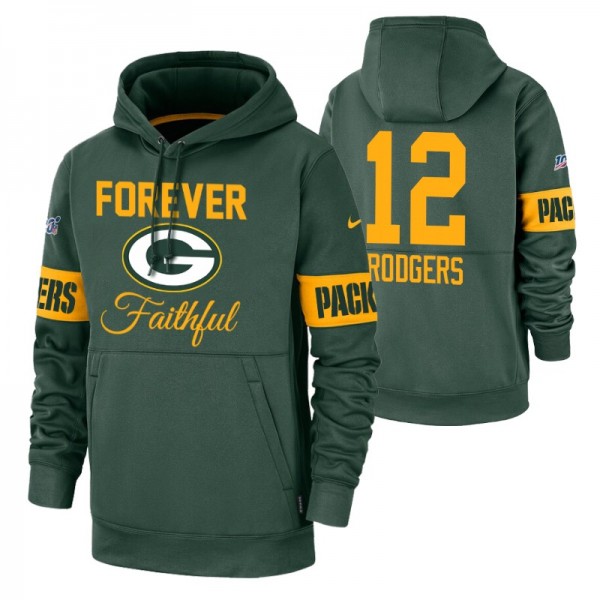 Aaron Rodgers Green Bay Packers Green Team Logo Ho...
