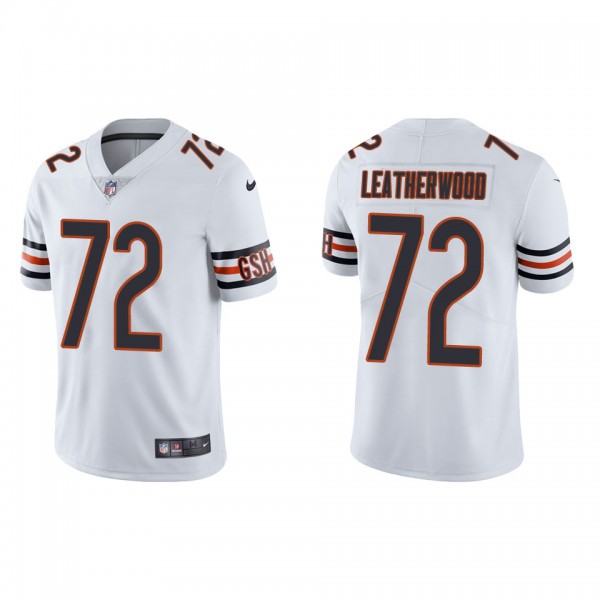 Men's Chicago Bears Alex Leatherwood White Vapor L...