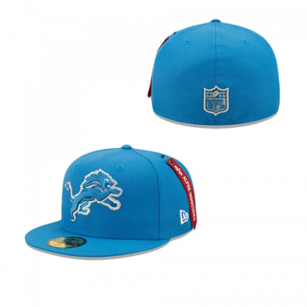 Alpha Industries X Detroit Lions 59FIFTY Fitted Ha...