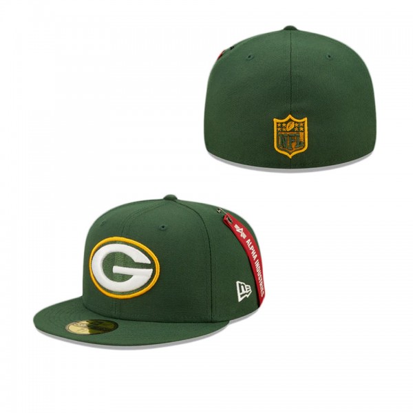 Alpha Industries X Green Bay Packers 59FIFTY Fitte...