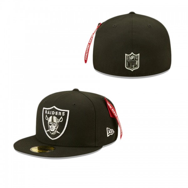 Alpha Industries X Las Vegas Raiders 59FIFTY Fitted Hat