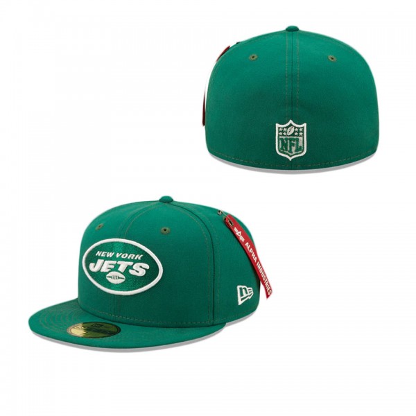 Alpha Industries X New York Jets 59FIFTY Fitted Ha...