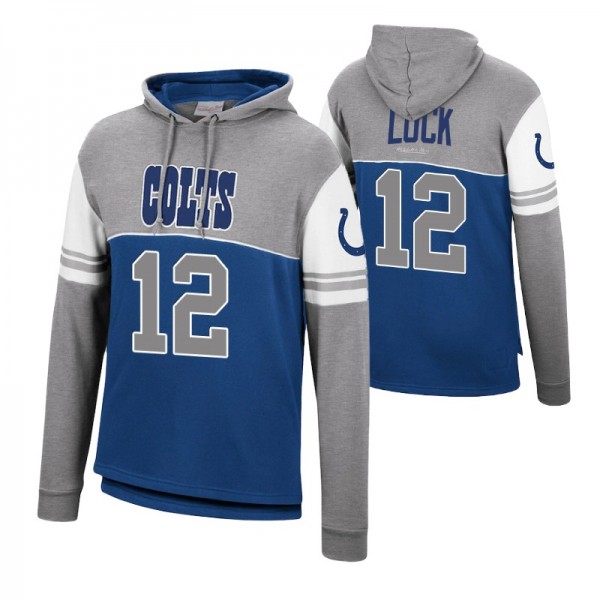 #12 Andrew Luck Indianapolis Colts Royal Gray Home...