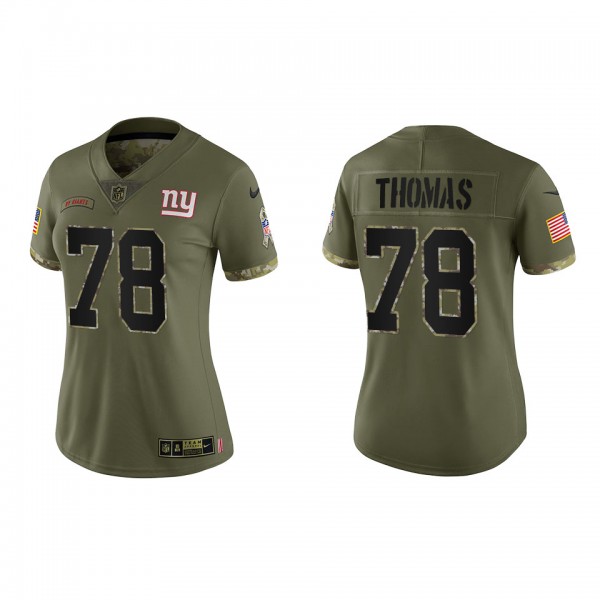 Andrew Thomas Women's New York Giants Olive 2022 S...