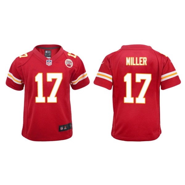 Youth Kansas City Chiefs Anthony Miller Red Game J...