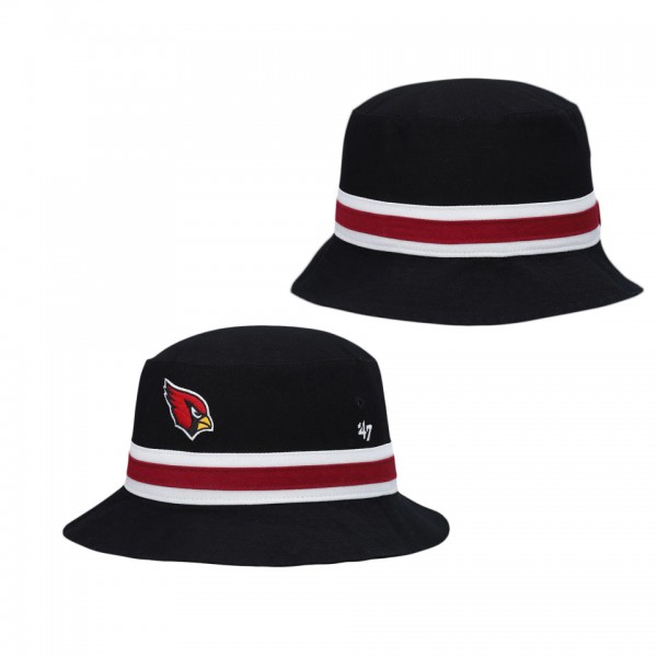 Men's Arizona Cardinals '47 Black Striped Bucket H...
