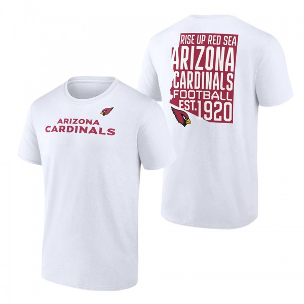 Arizona Cardinals Fanatics Branded White Hot Shot ...