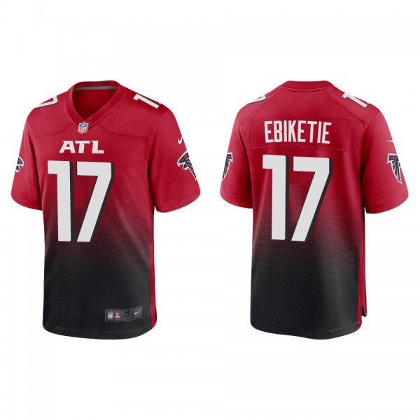 Men's Atlanta Falcons Arnold Ebiketie Red Game Jer...