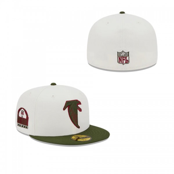 Atlanta Falcons Olive Branch 59FIFTY Fitted Hat