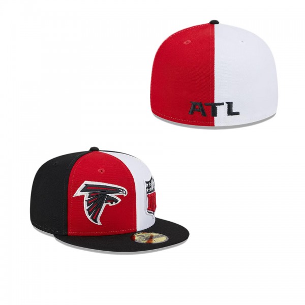 Men's Atlanta Falcons Red Black 2023 Sideline 59FI...