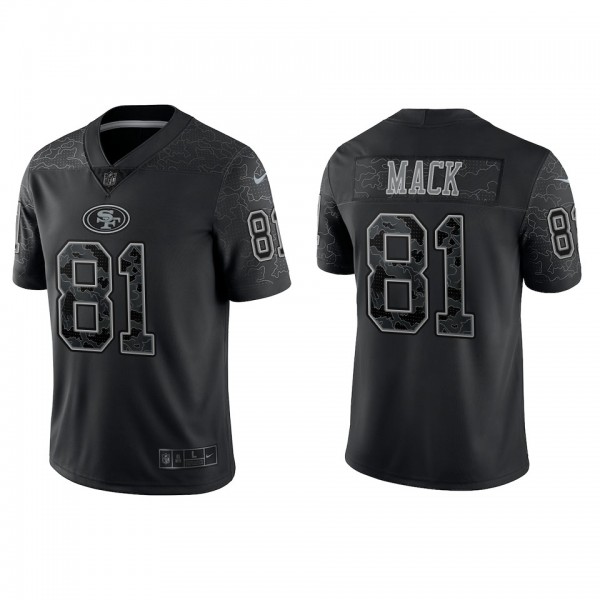 Austin Mack San Francisco 49ers Black Reflective Limited Jersey
