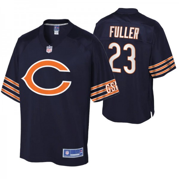 Men's Chicago Bears Kyle Fuller Team Icon Navy Jer...