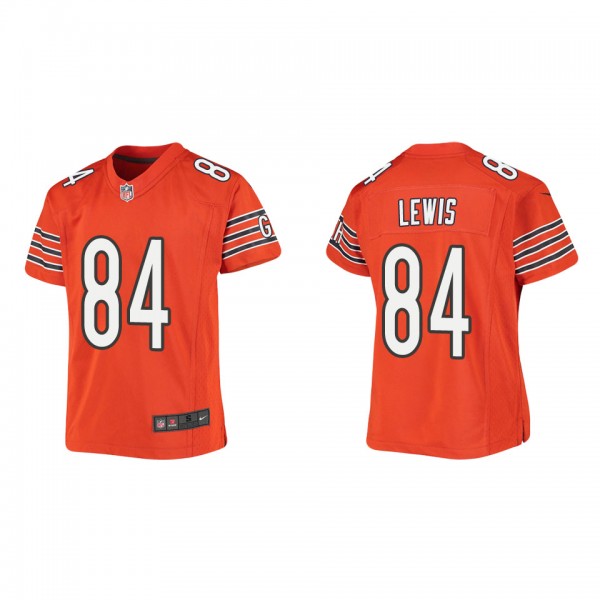 Youth Chicago Bears Marcedes Lewis Orange Game Jer...