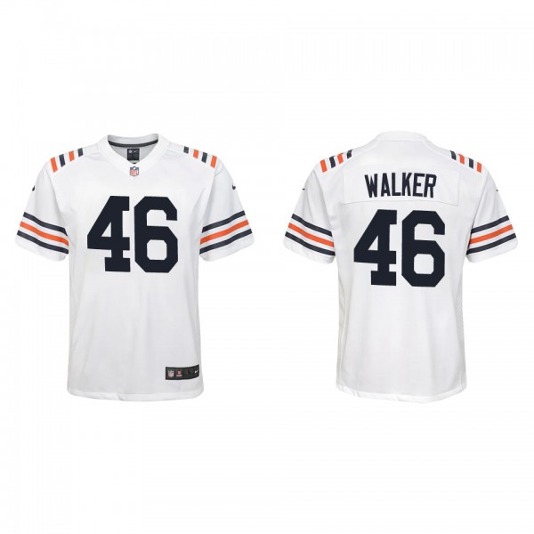Youth Chicago Bears Mykal Walker White Classic Gam...