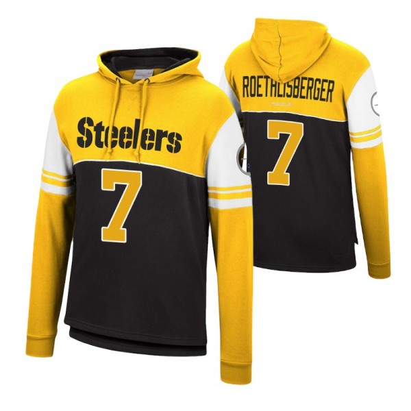 #7 Ben Roethlisberger Pittsburgh Steelers Black Go...