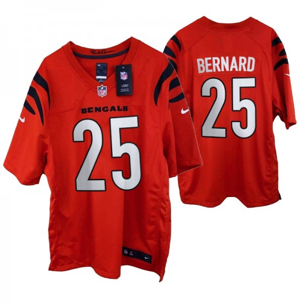 Cincinnati Bengals Giovani Bernard #25 Game Orange...