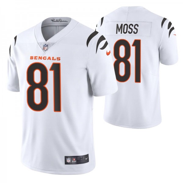 Cincinnati Bengals #81 Thaddeus Moss Vapor Limited White Jersey Nike