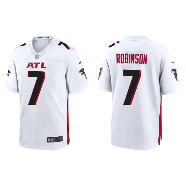 Men's Atlanta Falcons Bijan Robinson White 2023 NF...