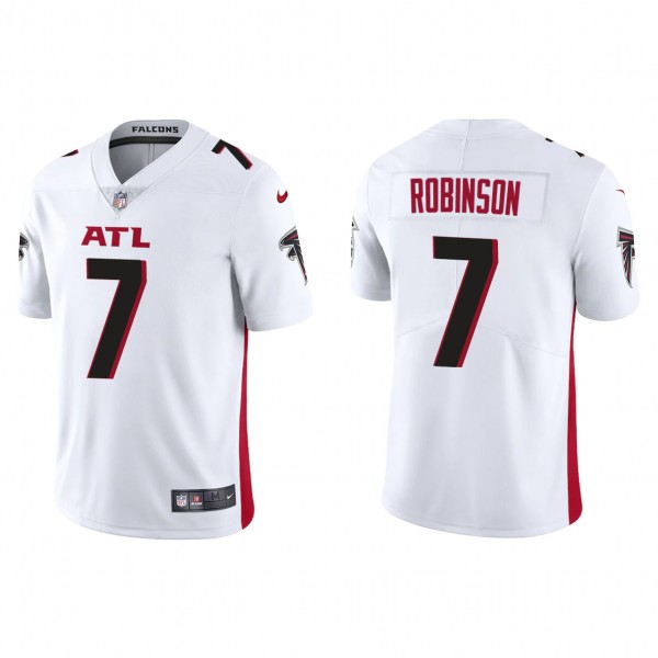 Men's Atlanta Falcons Bijan Robinson White 2023 NFL Draft Vapor Limited Jersey