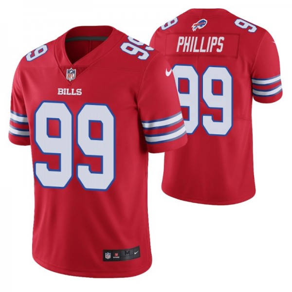 Men - Buffalo Bills #99 Harrison Phillips Red Nike...